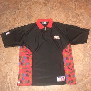 Vtg 76ers sixers shooting shirt champion iverson